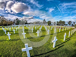 American Cemetery, Omaha Beach, Normandy, France