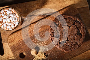 American chocolate cookies