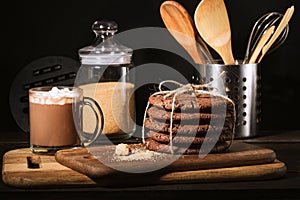 American chocolate cookies