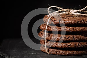 American chocolate cookies