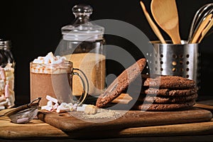 American chocolate cookies