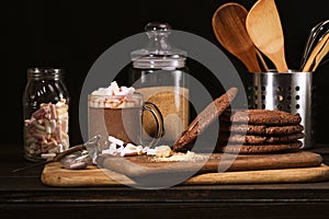 American chocolate cookies