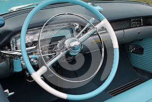 American classic car interior