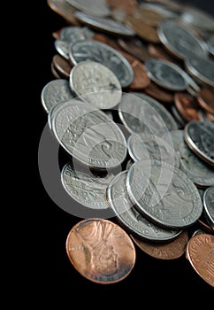 American Coins background