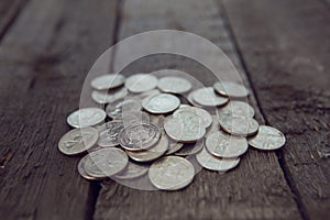 american coins background