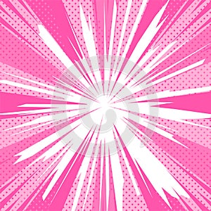 American Comic Style Backgrounds for New Year Spring photo