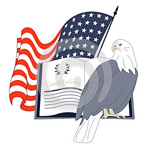 American constitution day. National USA holiday on September 17th.