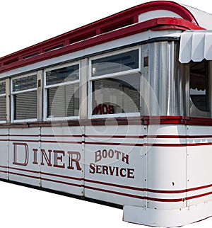 American Diner Isolated