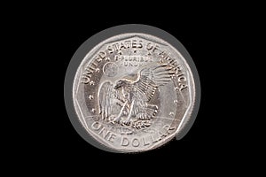 American Dollar Coin Close Up