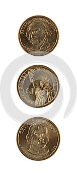 American dollar coins