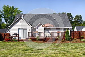 American Dream Home - Back Yard and Deck