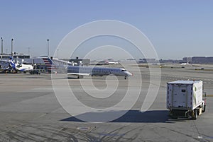 American Eagle Bombardier CRJ-700 Aircraft N760EV at ORD