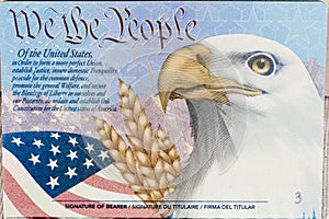 American eagle passport flag travel patriotism people