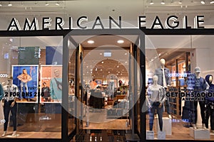 American Eagle store at Nakheel Mall at Palm Jumeirah in Dubai, UAE