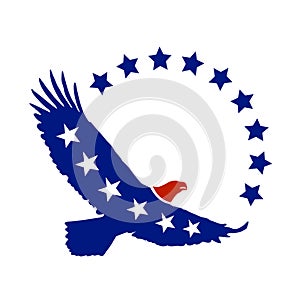 American eagle vector symbol