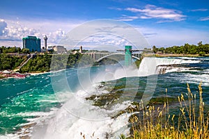 American falls at Niagara falls