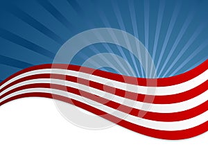 American flag background