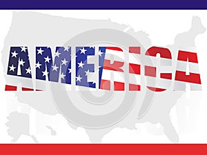American flag background