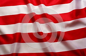 American Flag background with red and white stripes