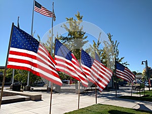 American Flag City Day Redmond Oregon