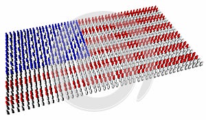 American flag concept