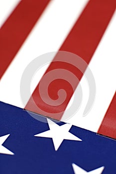 American flag detail