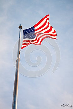 American flag etats unis photo