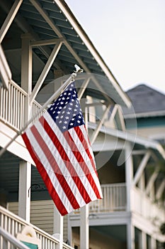 American Flag on Home