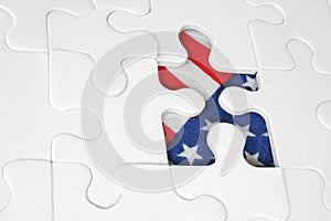 American Flag Jigsaw