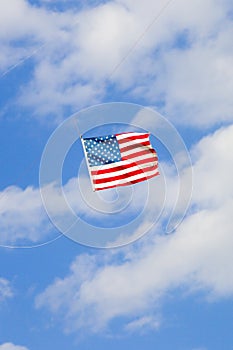 American flag kite