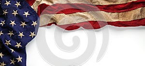 American flag for Memorial day or Veteran`s day background