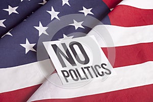 American Flag - No politics