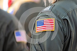 American flag patch
