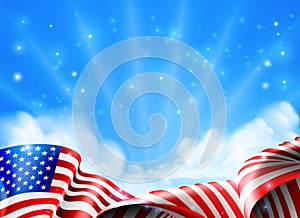 American Flag Background photo