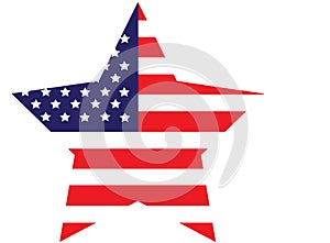 American Flag Star