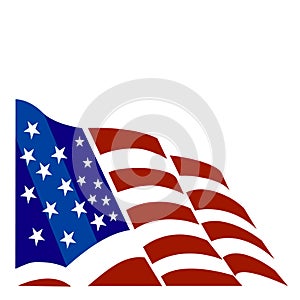 American flag vector