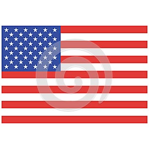 American Flag Vector Illustration Design