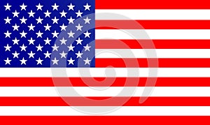 American flag vector photo