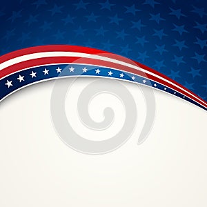 American Flag, Vector patriotic background