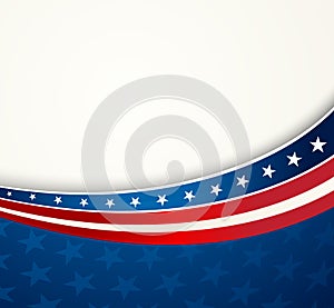 American Flag, Vector patriotic background photo