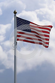 American Flag in the wind