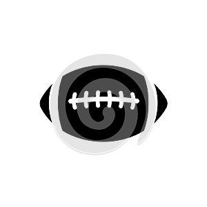 American football ball simple icon vector design