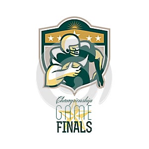 American Football Championship Game Finals QB