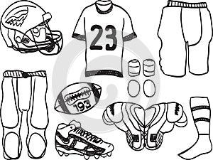 American Football Equipment