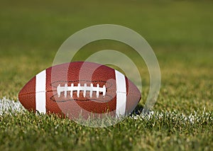 American Football on the field