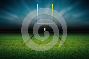 American football field goal post