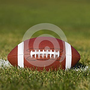 American Football on the field