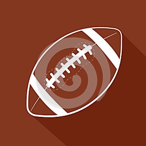 American football flat icon