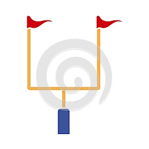 American Football Goal Post Icon