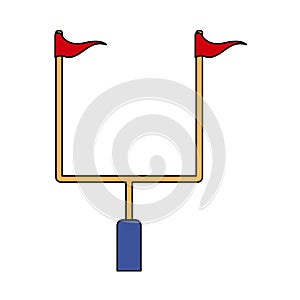 American Football Goal Post Icon